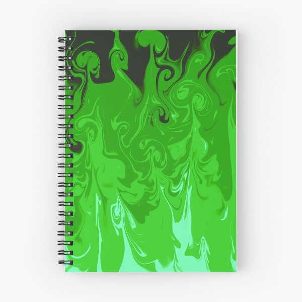 Item preview, Green Aurora Rainbow Flame Burning Fire Tattoo Goth Speed Air skull art designed and sold by Midwest-Goods.