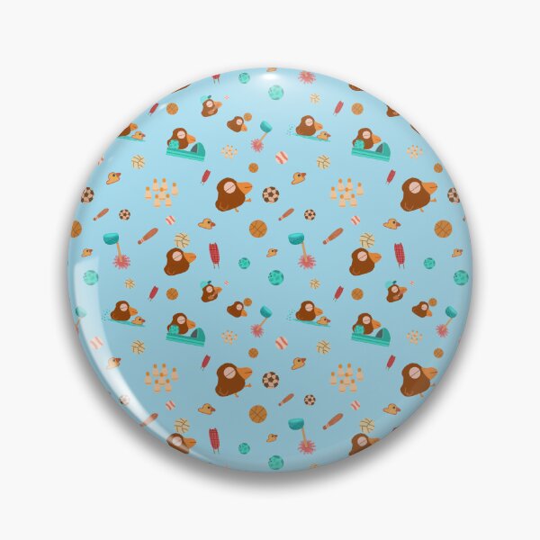 Item preview, Brown Bird's Sport Pattern- Blue designed and sold by MILdecals.