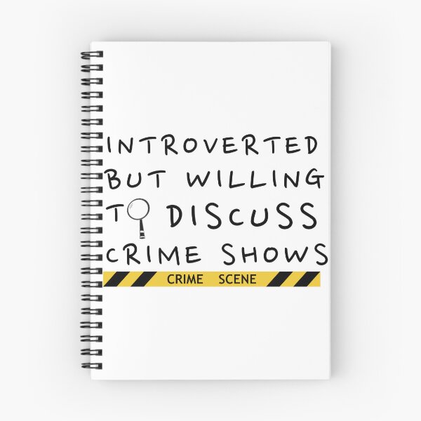 Item preview, Introverted but willing to discuss crime shows designed and sold by Oreo2020 Creations.