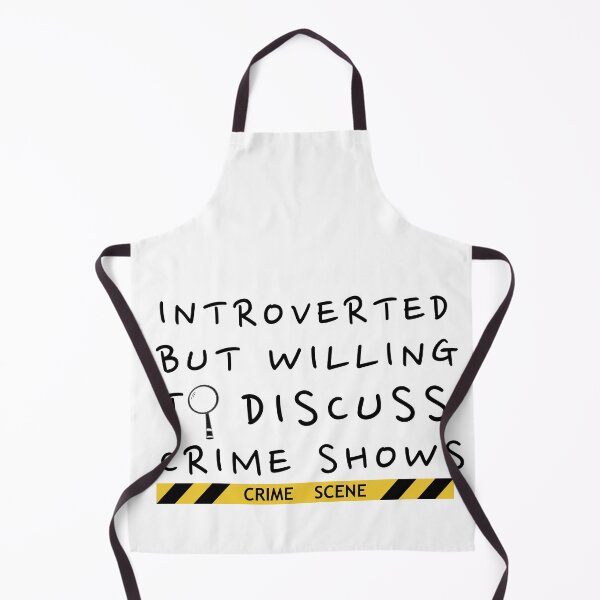 Item preview, Introverted but willing to discuss crime shows designed and sold by Oreo2020 Creations.