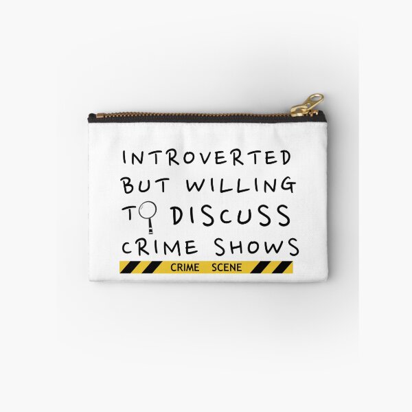 Item preview, Introverted but willing to discuss crime shows designed and sold by Oreo2020 Creations.