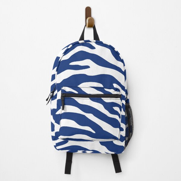Item preview, Zebra Wild Animal Print 170 Blue and White designed and sold by tonymagnerart.