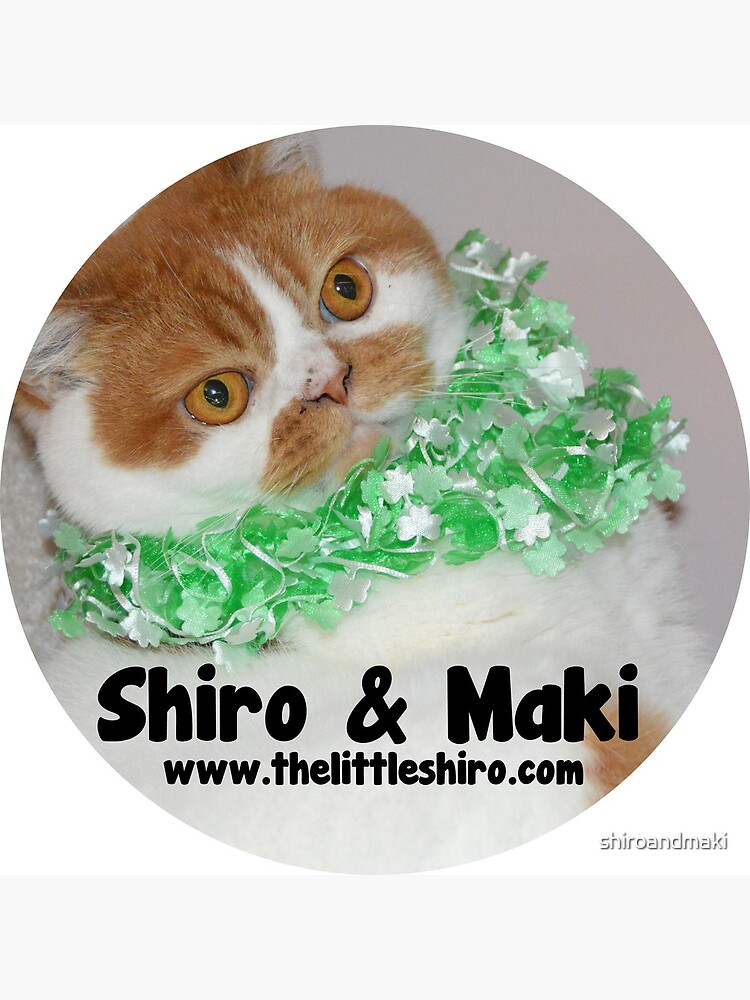 Thumbnail 3 of 3, Poster, Shiro's Upclose Cuteness designed and sold by shiroandmaki.