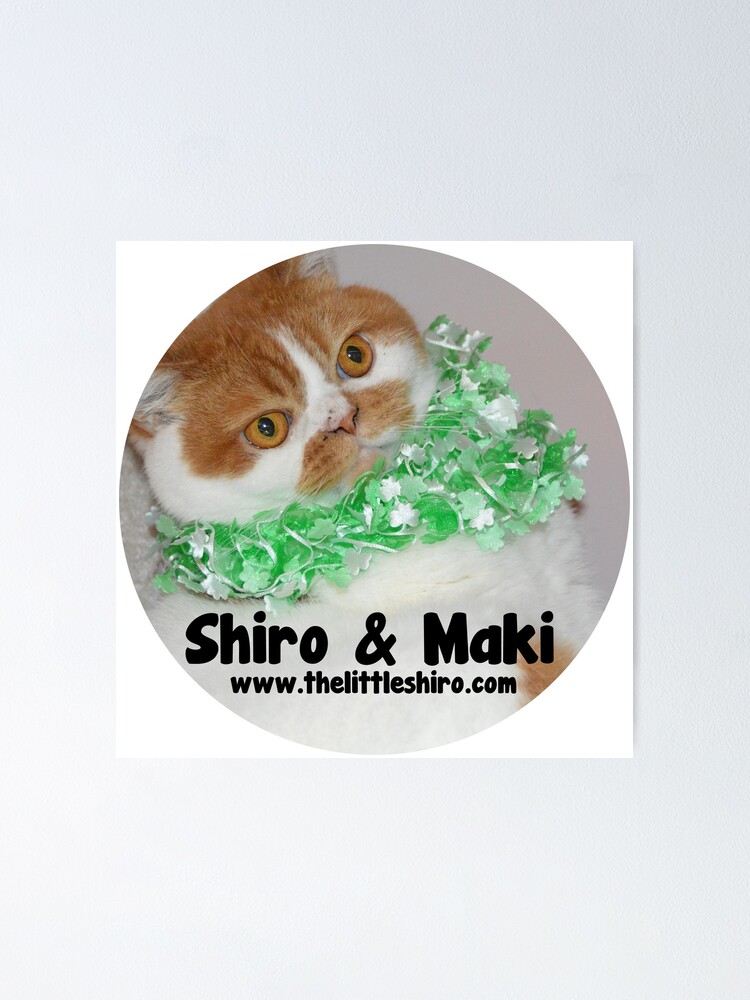 Thumbnail 1 of 3, Poster, Shiro's Upclose Cuteness designed and sold by shiroandmaki.