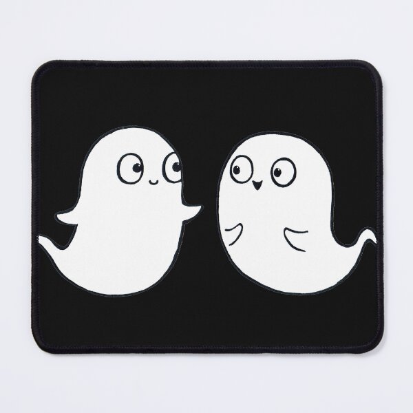 Item preview, Two happy ghost friends coming together. designed and sold by Marionibird.