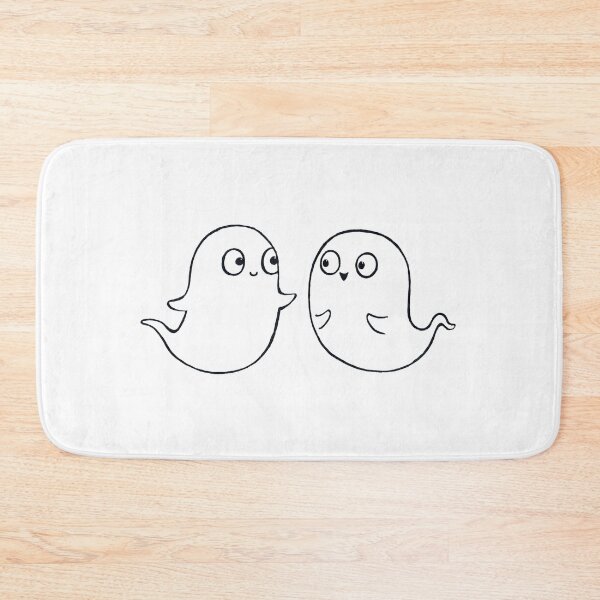 Item preview, Two happy ghost friends coming together. designed and sold by Marionibird.