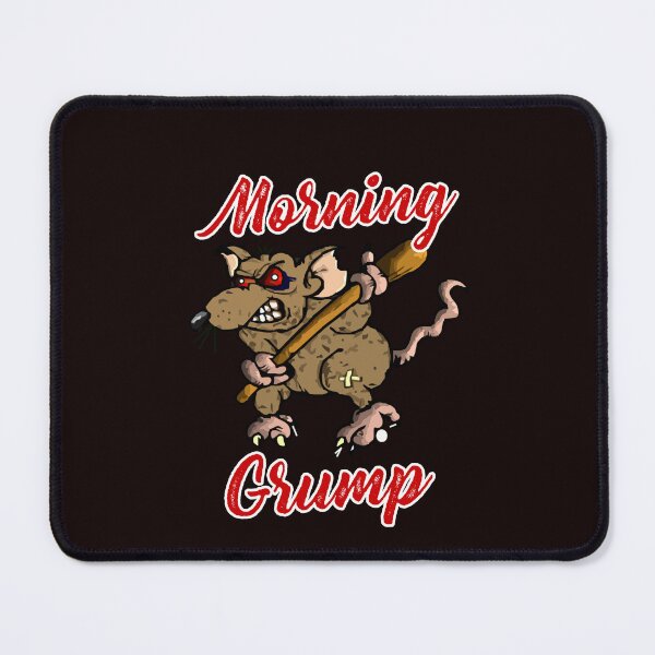 Item preview, Morning Grump Angry Mouse Design designed and sold by Angela Mello.