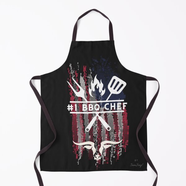 Item preview, USA Flag #1 BBQ Chef - Cool BBQ personalized designed and sold by Iam-Jay.