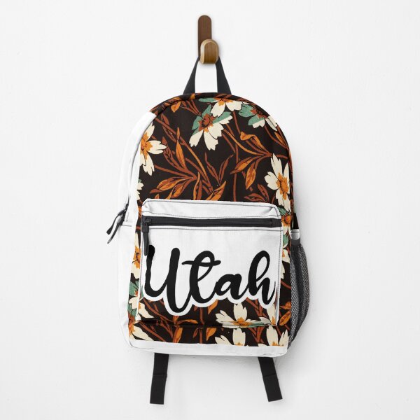 Item preview, Floral Map of USA States Utah - Map of Utah designed and sold by AmethystMurad.