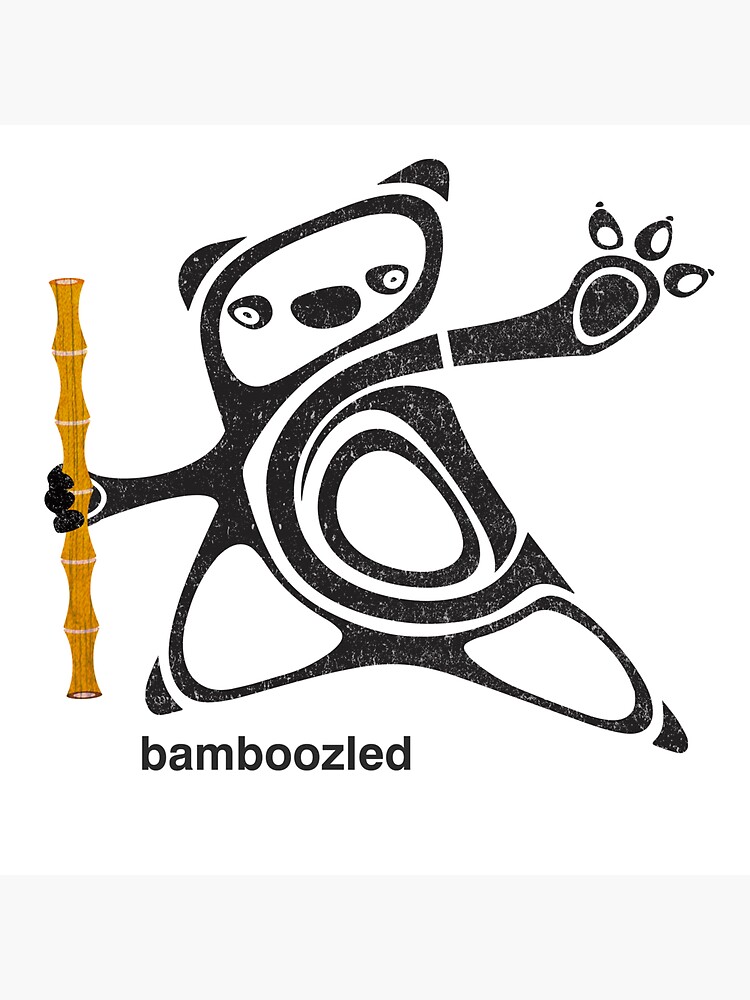 "Bamboozled" Sticker for Sale by piersbuxton Redbubble
