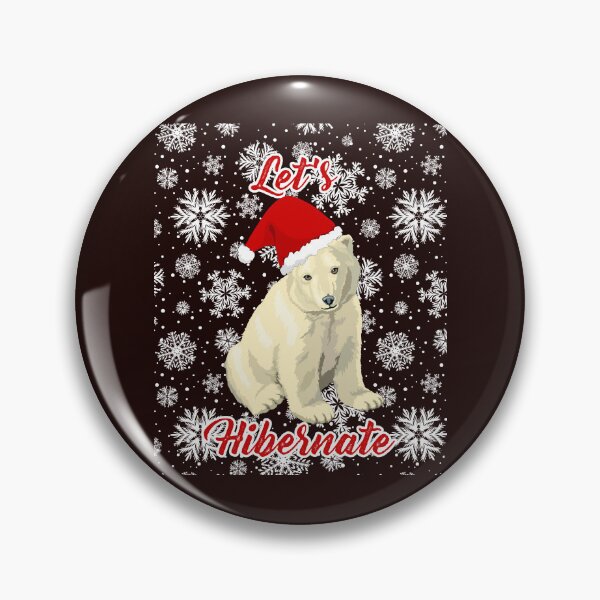Item preview, Let's Hibernate Polar Bear Design designed and sold by Angela Mello.