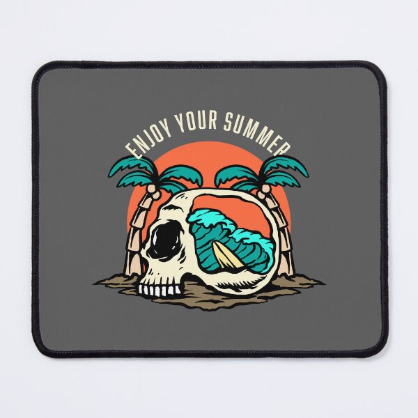 Item preview, Enjoy Your Summer Fun Retro Skull  designed and sold by Richard529.