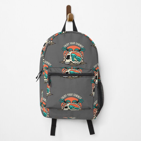 Item preview, Enjoy Your Summer Fun Retro Skull designed and sold by Richard529.