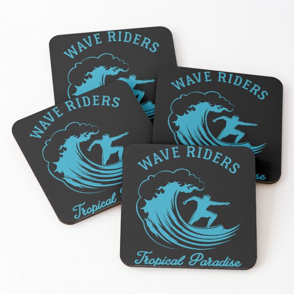 Item preview, Tropical Paradise Wave Riders - Surfing Waves designed and sold by cotros.