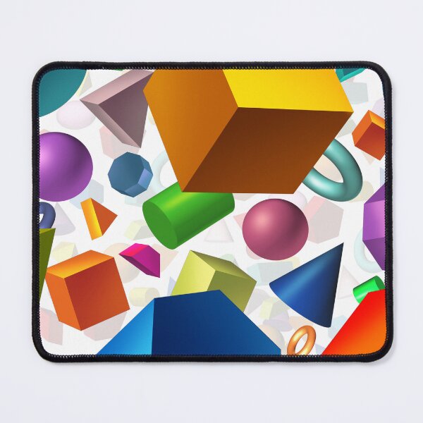 Item preview, Colorful Geometric Shapes pattern designed and sold by TheCatmeow2000.