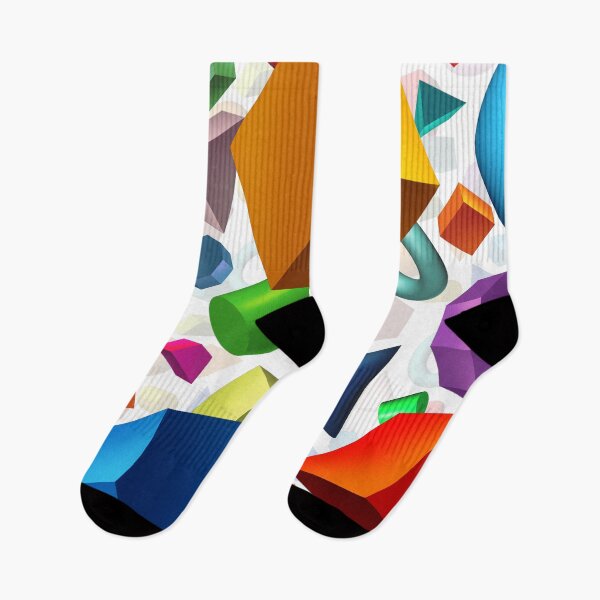 Item preview, Colorful Geometric Shapes pattern designed and sold by TheCatmeow2000.