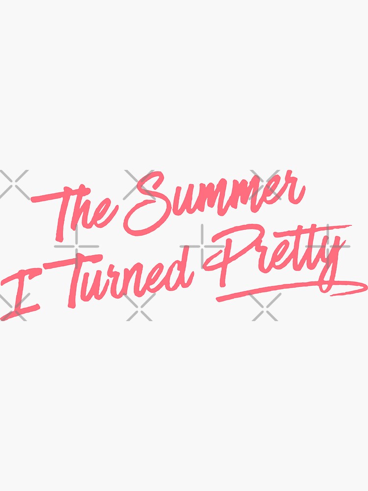 The Summer I Turned Pretty Sticker for Sale by the summer i turned pretty