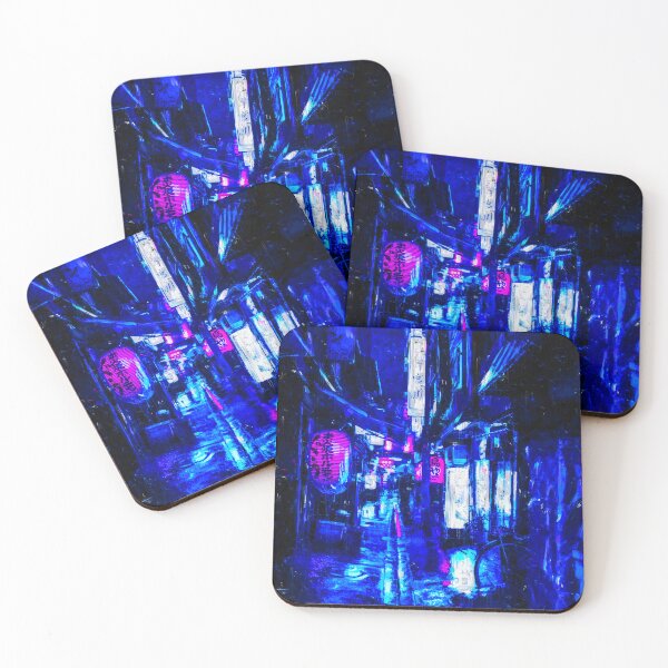 Item preview, Cyberpunk Tokyo Shinjuku Kabukicho At Night, Sleepless Town Kabukicho Cyberpunk, Futuristic Tokyo Cyberpunk City Oil Painting, Cyberpunk Tokyo A Neon Wonderland designed and sold by Trendymotion.