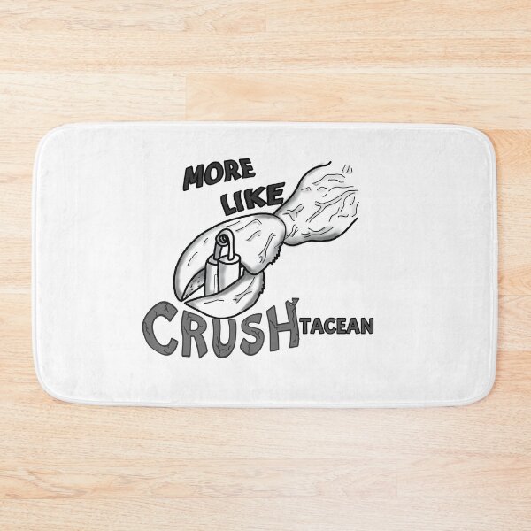Item preview, B& W More like CRUSHtacean - digital art - word play - crustacean / lobster claw designed and sold by Dopamine Dumpster.
