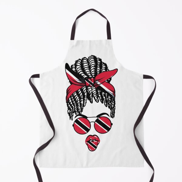 Item preview, All Trinidad Flag Sunglasses Mama Pretty Face Messy Bun Locs designed and sold by LocFestNYC.
