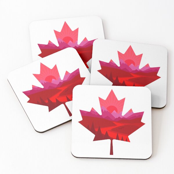 Item preview, Oh Canada - Great Outdoors Beautiful Sunset Maple Leaf designed and sold by thedesigngarden.