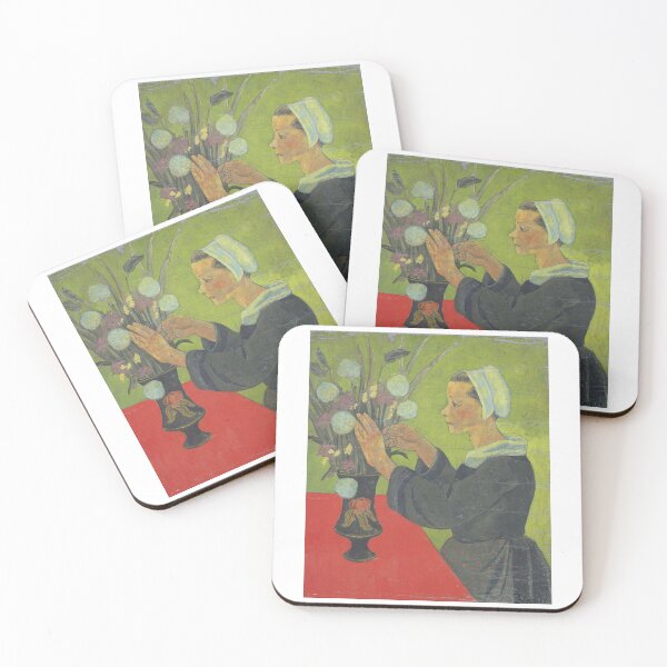 Item preview, Paul Serusier  Bretonne au bouquet (Huelgoat) designed and sold by TeeARTHY.