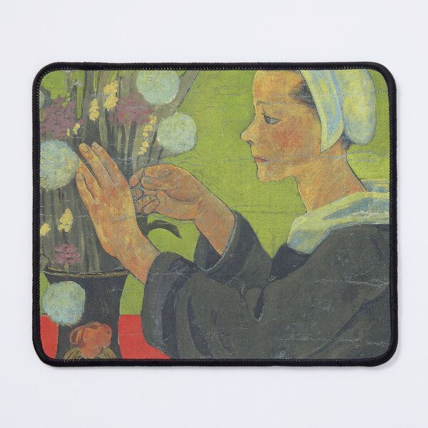 Item preview, Paul Serusier Bretonne au bouquet (Huelgoat) designed and sold by TeeARTHY.