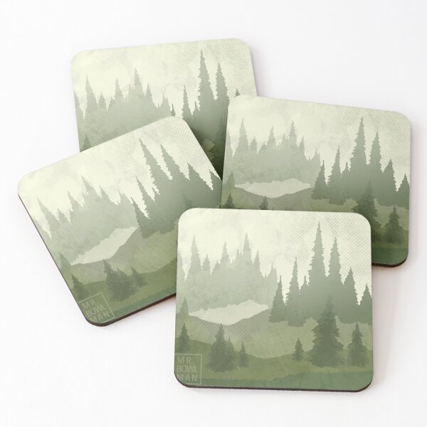 Item preview, Textured Foggy Forest designed and sold by mr-bowlman.