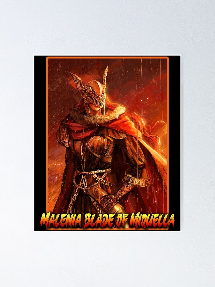 Elden Ring Malenia Blade of Miquella Poster for Sale by GamesRockDesign