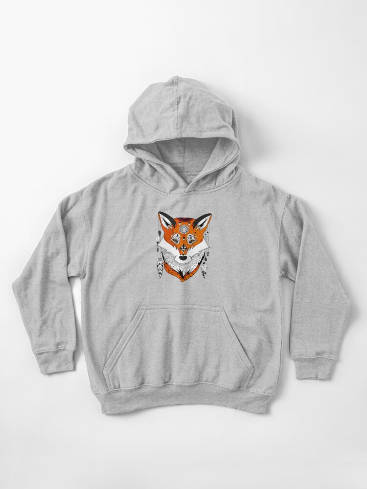 fox head hoodie