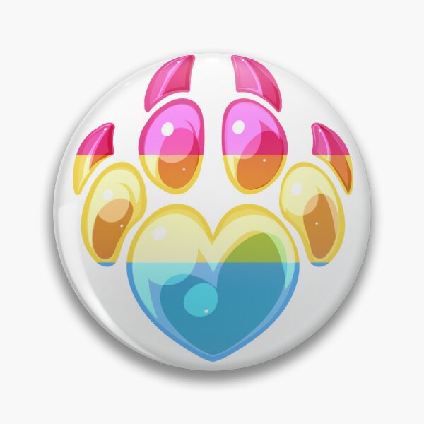 Item preview, Pansexual Pride Paw designed and sold by Tokaliz.