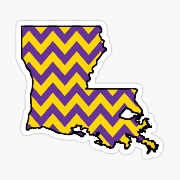 Item preview, LSU Chevron designed and sold by CollegeTown.