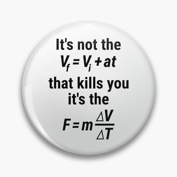 Item preview, Physics Equation Funny: Not the FORCE It's the FALL designed and sold by EstelleStar.