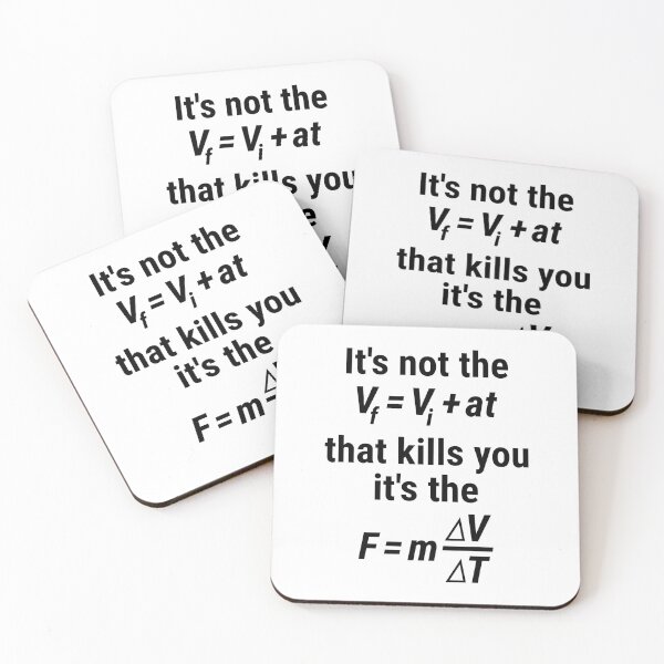 Item preview, Physics Equation Funny: Not the FORCE It's the FALL designed and sold by EstelleStar.
