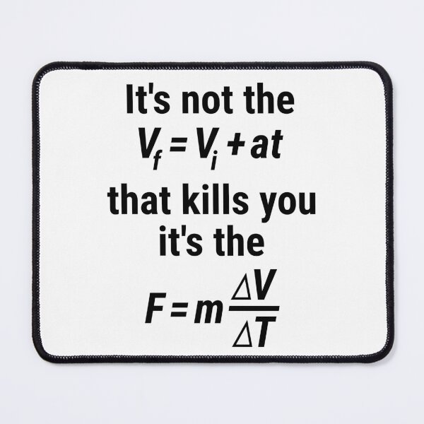 Item preview, Physics Equation Funny: Not the FORCE It's the FALL designed and sold by EstelleStar.