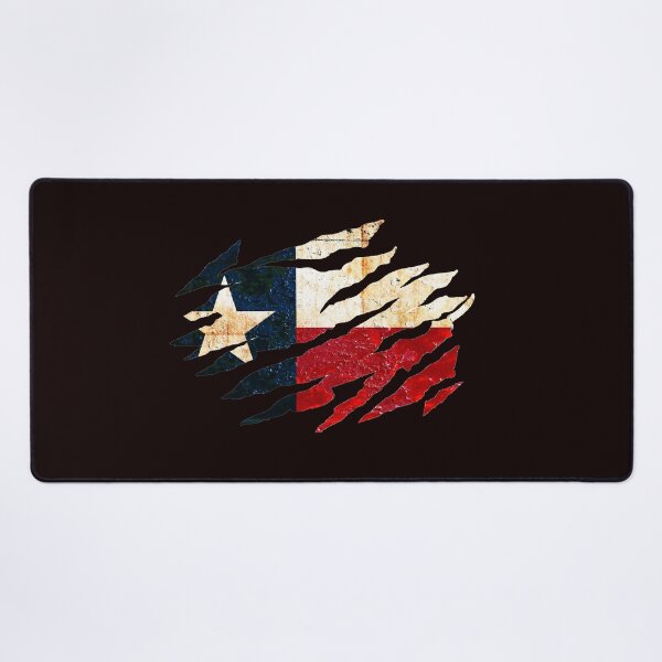 Item preview, Texas Flag on Rusted Metal Torn Print designed and sold by MolonLabeArt.