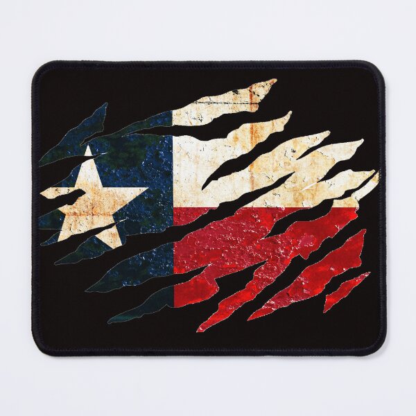 Item preview, Texas Flag on Rusted Metal Torn Print designed and sold by MolonLabeArt.