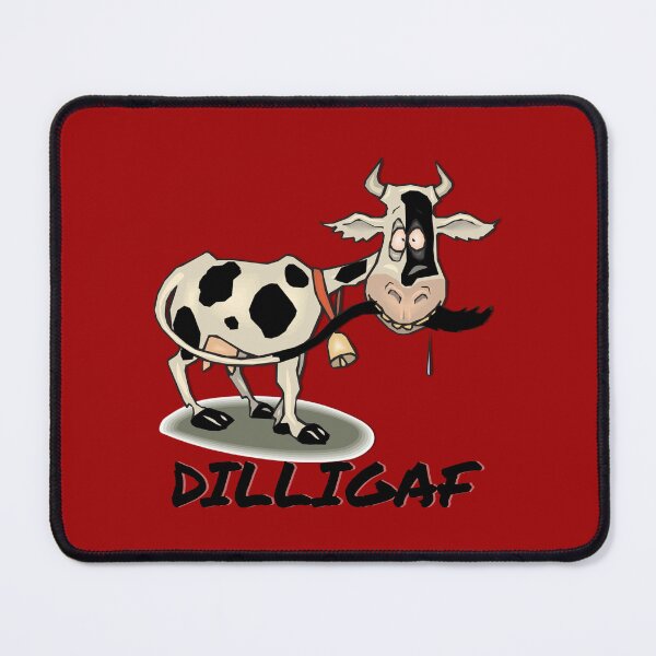 Item preview, DILLIGAF COW (do I look Iike i give a f...) designed and sold by Tom O Gotchi.