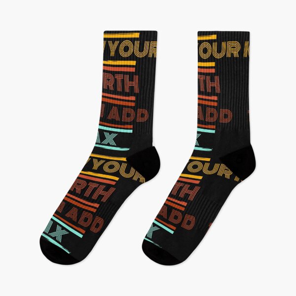 Item preview, Retro Know Your Worth Then Add Tax designed and sold by universegrace.