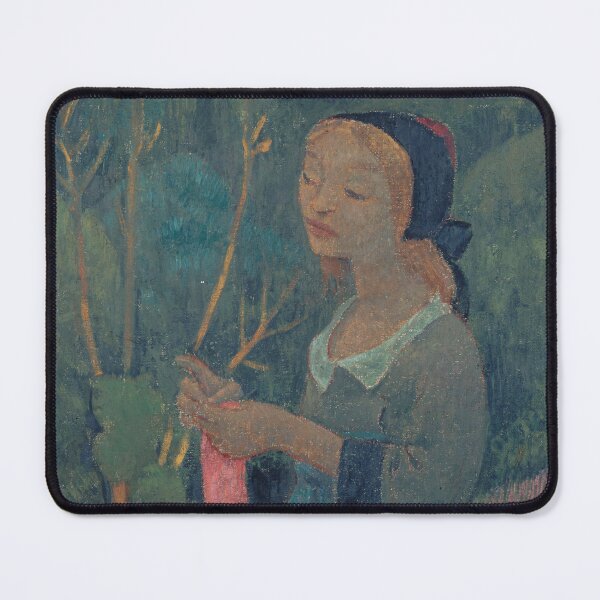 Item preview, Paul Serusier Tricoteuse au bas rose designed and sold by TeeARTHY.