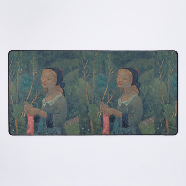 Item preview, Paul Serusier Tricoteuse au bas rose designed and sold by TeeARTHY.