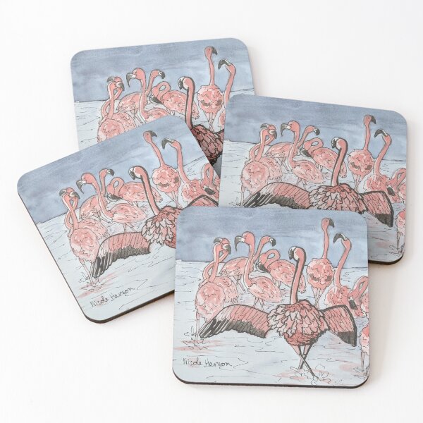 Item preview, Pink Flamingos  designed and sold by Nicole Hanson.