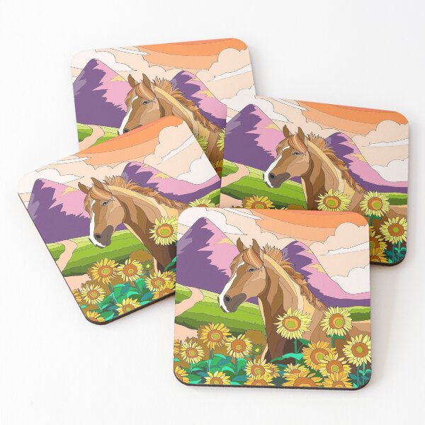Item preview,  horse with Sunflower ||Artwork  designed and sold by Artw0rld.