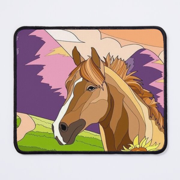 Item preview, horse with Sunflower ||Artwork designed and sold by Artw0rld.