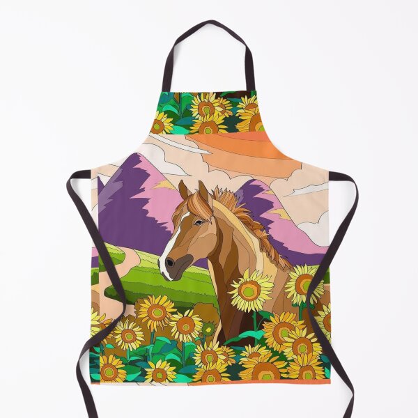Item preview, horse with Sunflower ||Artwork designed and sold by Artw0rld.