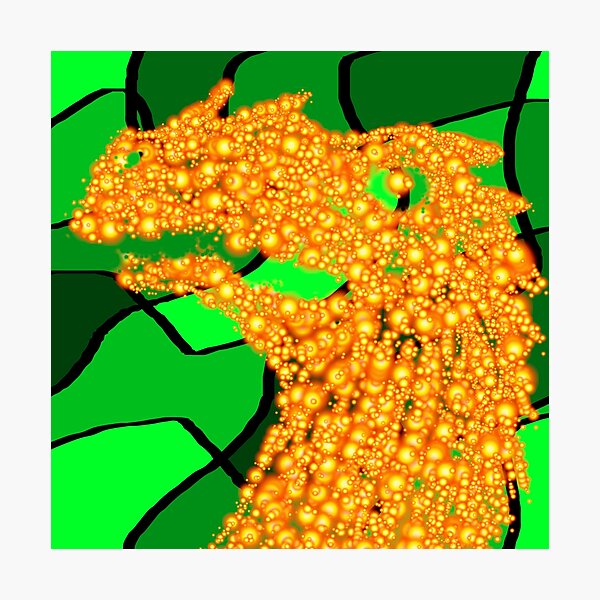 Item preview, Mosaic Pattern With Abstract Sea Dragon Head Artwork8 D1 Production designed and sold by SelfUpgrade.