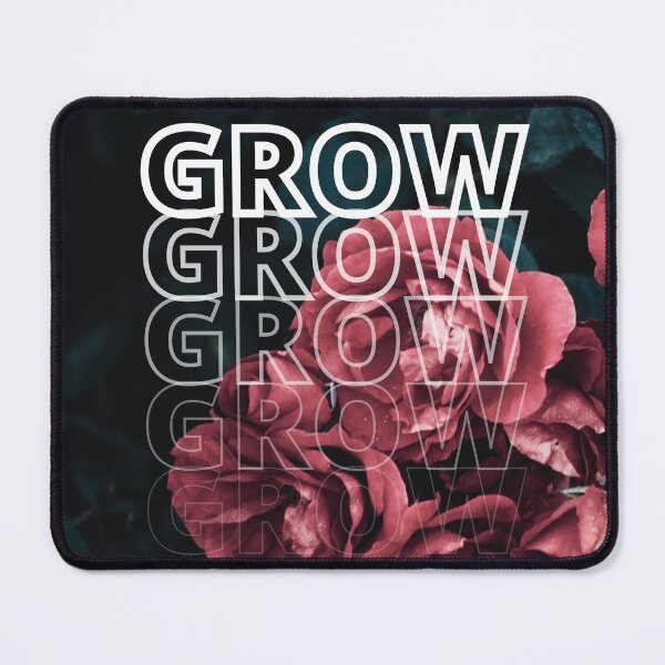 Item preview, GROW (above) - Romantic Aesthetic, Beautiful Pink Flowers, Floral Bouquet, Botanical Background designed and sold by AliceSLee.