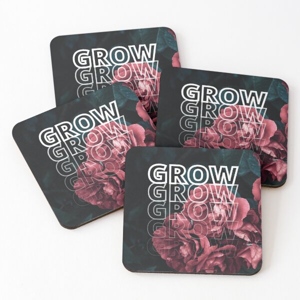 Item preview, GROW (above) - Romantic Aesthetic, Beautiful Pink Flowers, Floral Bouquet, Botanical Background designed and sold by AliceSLee.