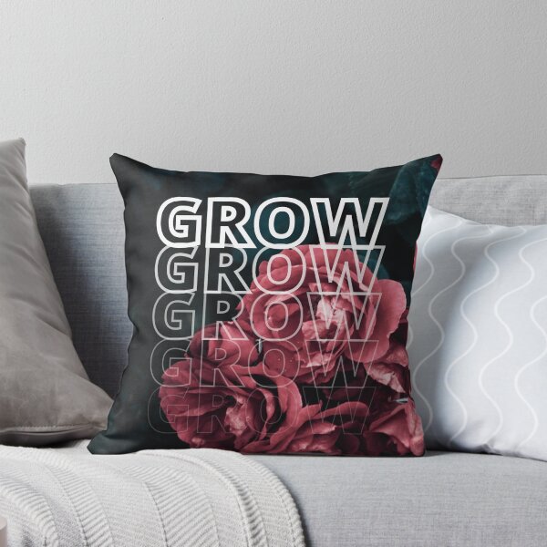 Item preview, GROW (above) - Romantic Aesthetic, Beautiful Pink Flowers, Floral Bouquet, Botanical Background designed and sold by AliceSLee.