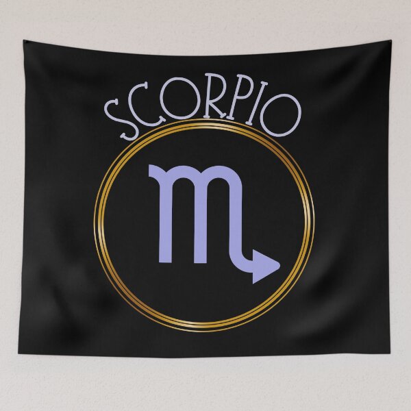 Item preview, Scorpio Horoscope Sign Symbol designed and sold by Hellofriendco.